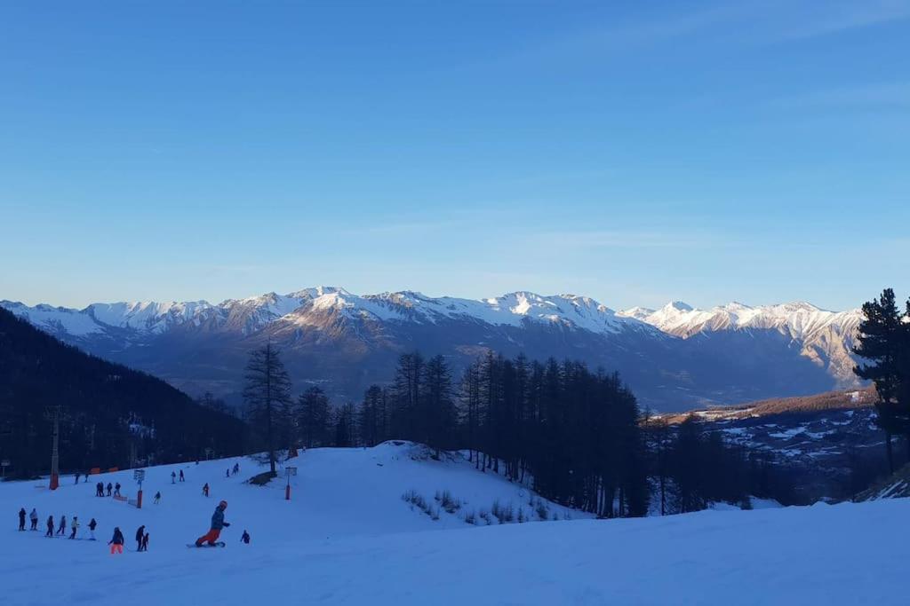 T2 + Coin Montagne - Wifi/Piscine - Les Orres 1800 Lägenhet Exteriör bild