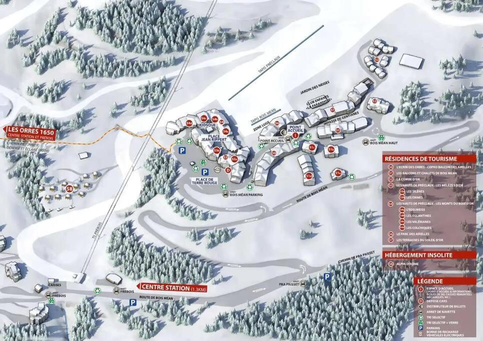T2 + Coin Montagne - Wifi/Piscine - Les Orres 1800 Lägenhet Exteriör bild