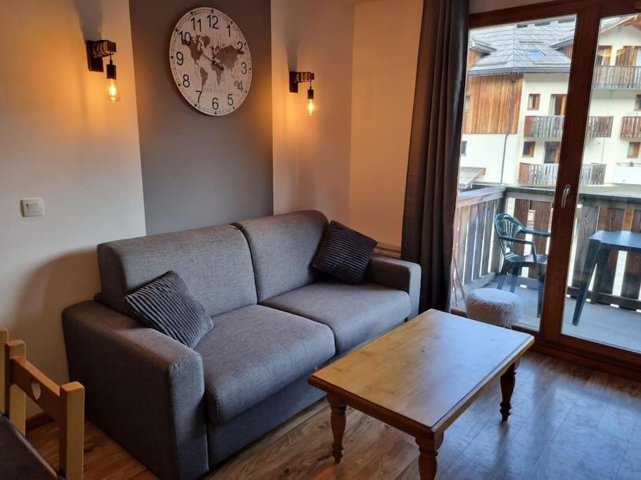 T2 + Coin Montagne - Wifi/Piscine - Les Orres 1800 Lägenhet Exteriör bild