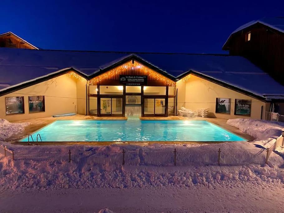 T2 + Coin Montagne - Wifi/Piscine - Les Orres 1800 Lägenhet Exteriör bild